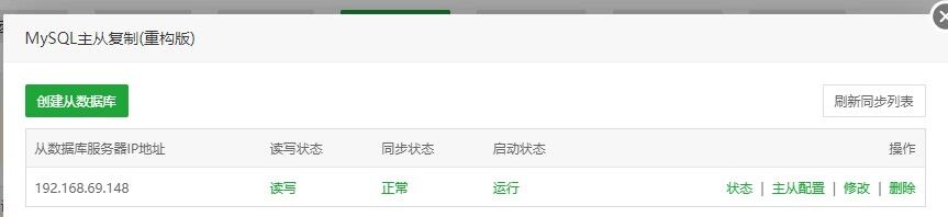 宝塔面板MySQL主从复制安装教程